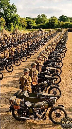 24th Motor Machine Gun Battalion Bicycle Warriors with Sidecar Machine Guns!