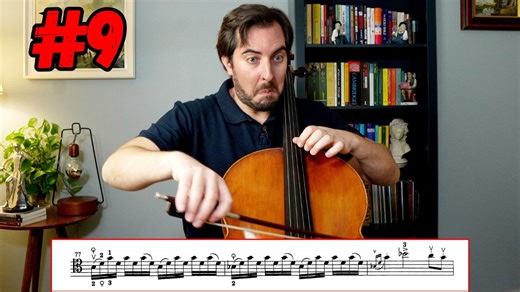 10 levels of Suzuki cello playing from easy to hard