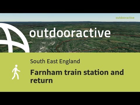 hike in South East England: Farnham train station and return
