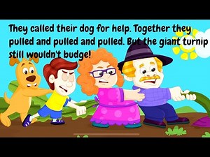 The giant turnip story for kids in english