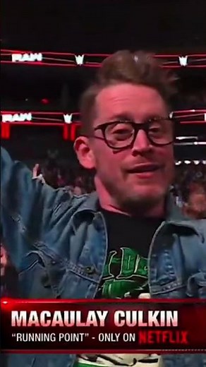 Macaulay Culkin makes appearance on WWE RAW with brother Rory