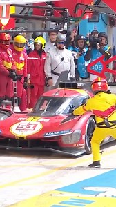 136K views · 2.2K reactions | The stomach-wrenching pit stop which nearly cost Ferrari the @24heuresdumans race win last year, with just 24 minutes to go.  The No.51 crew kept it cool and managed to restart the car and clinch a famous victory at the Le Mans Centenary. #WEC #LeMans24 | FIA WEC | Facebook