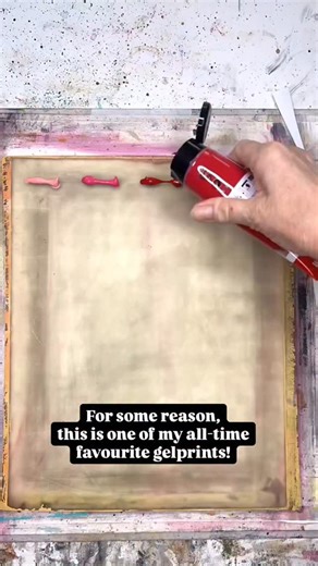 10K views · 755 reactions | For some strange reason…this is one of my all time favourite gelprints. I think it’s the blend of pinks and the way the yellow pops through where the pink layer didn’t pick up, messy patterns and the intentional ‘breaking up’ of the text. Always love text! Anyhow, thought I’d reshare from a while back and put some colour in your day. #gelprinting #gelplateprinting #pinkandyellow #text #laserimagetransfer #janefaasecreates | Jane Faase Creates | Facebook