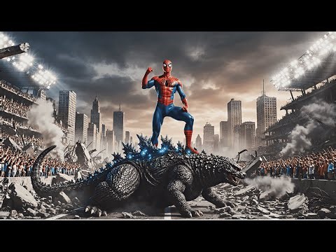 Unexpected Team-Up: Spider-Man & Hulk vs Godzilla 🕷️💚🦖 | The Battle No One Expected