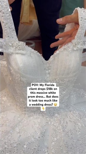 Would you wear this $18,000 dress to prom? 🤔💎 #prom2026 #promdress #shorts