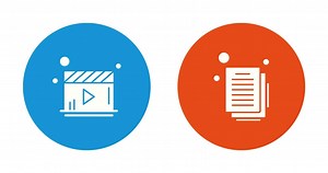 Video Player and Document Icon