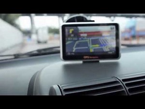 สาธิต GPS นำทางรถยนต์