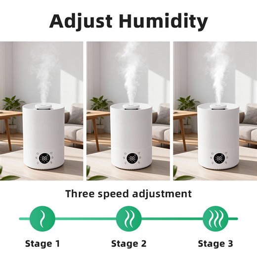3L Portable Ultrasonic Digital Cool Mist Smart Air Humidifier Humidistat with for Home Commercial Office Hotel Room