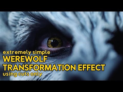 Simple Werewolf Transformation special effects using cuts only