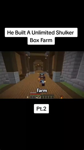 Unlimited Shulker Box Farm pt.2#fyp #minecraft #acookiegod#new