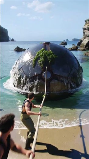 Giant Ocean Sphere Discovery | Mysterious Metal Reveal Timelapse 🌊⚙️