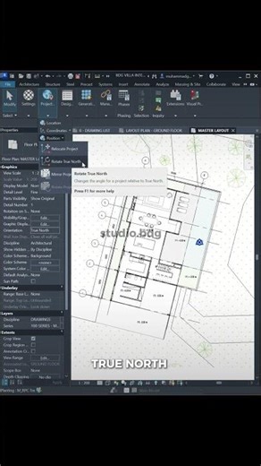 TRUE NORTH #short #revit