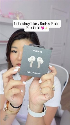 Unboxing Samsung Galaxy Buds 4 Pro in Pink Gold #samsung #earbuds #audioGear #heaphones