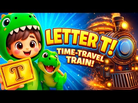 Letter T Phonics Song for Kids | Time-Travel Train (Ticket to T!)