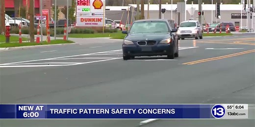 New traffic pattern at Byrne and Airport Hwy. causes safety concerns