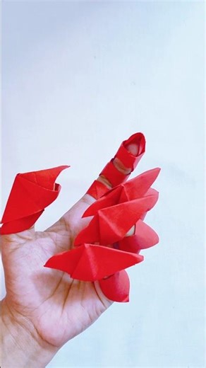 Wolf Claws Craft 🐺🖐️ Easy DIY Paper Fun #papercraft #diy #craft