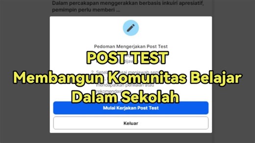 Kunci Jawaban Post Test Modul 2 Guru Penggerak, Membangun Komunitas Belajar Dalam Sekolah - TribunStyle.com