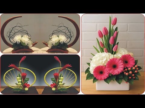 Modern flower Arrangement || Easy Flower Arrangement