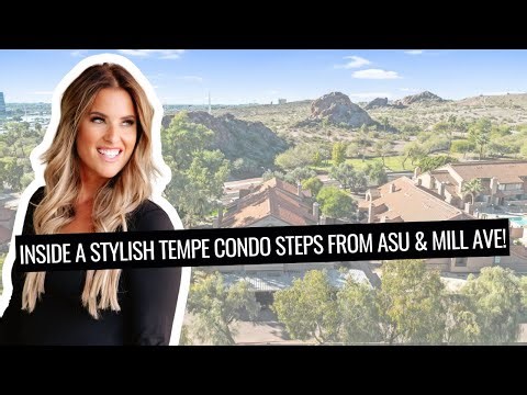 Inside a Stylish Tempe Condo Steps From ASU & Mill Ave!