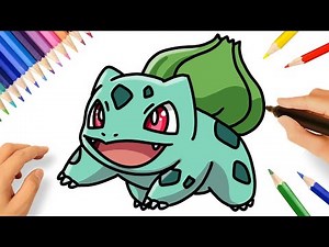 HOW TO DRAW BULBASAUR STEP BY STEP | HOW TO DRAW POKEMONS