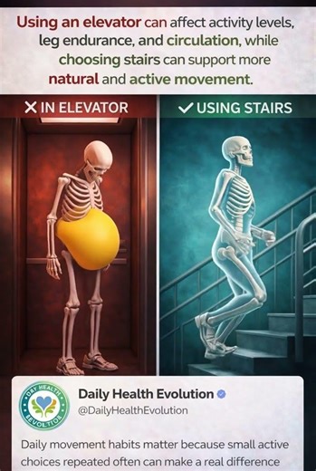 Elevator vs Stairs: See What Happens Inside Your Body