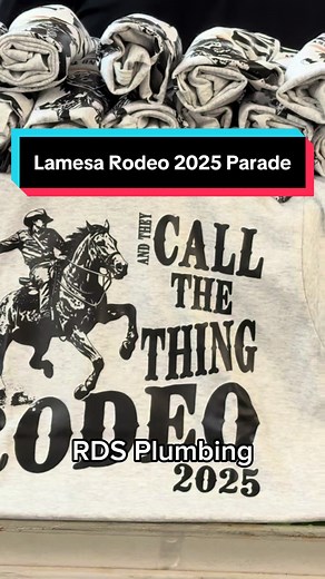 Lamesa Rodeo 2025 Parade Shirts and Sponsors! #rodeo #parade #sponsor #tiktok #foryoupage #follow