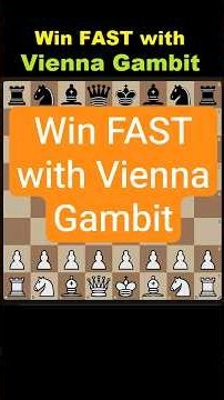 ♟️ WIN FAST with the Vienna Gambit! 🔥