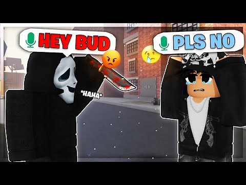 VOICE TROLLING As GHOSTFACE In ROBLOX Da Hood VC 👻
