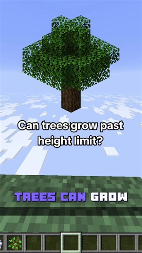 Minecraft Myth Busting: Tree Growth Limits Explained
