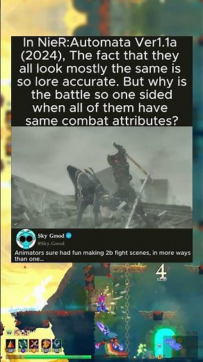 In NieR:Automata Ver1.1a (2024), The fact that they all look mostly the same is so lore accurate.