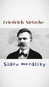 you're a slave to the society - Friedrich Nietzsche #slavemorality #philosophy