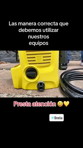 Cómo usar correctamente una hidrolavadora Karcher