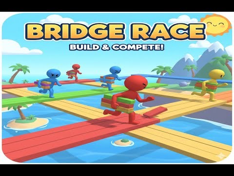 Bridge Race 🌈 | Color Blocks Game | Fun Kids Gameplay