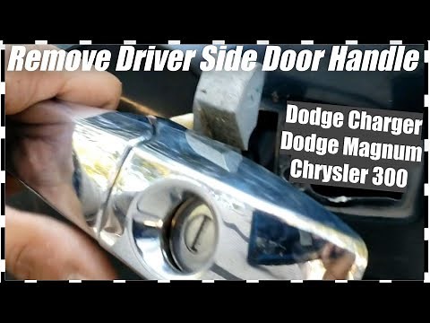 Replace Front Door Handle Driver Side on Dodge Charger, Magnum, Chrysler 300
