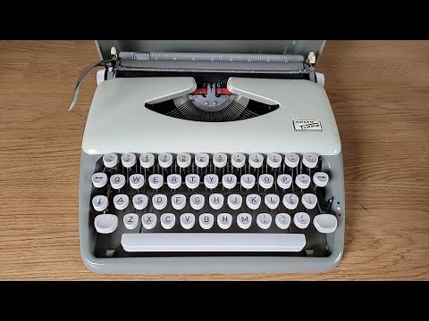 How to Repair a Stuck Typewriter Adler Tippa