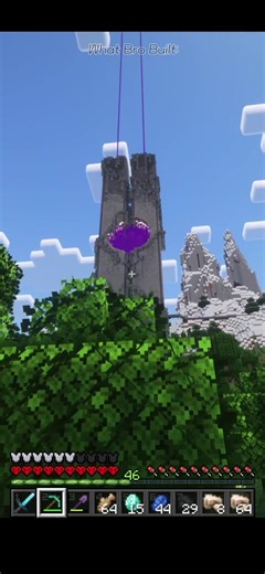 Bros nether portal is too small for me..