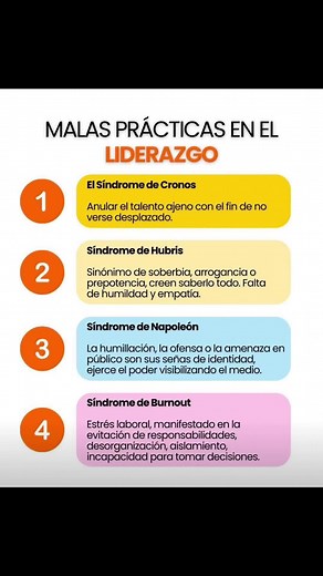 Malas Prácticas Laborales: Síndrome de Cronos, Hubris y Liderazgo Tóxico
