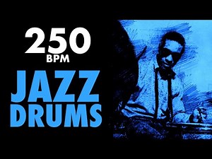 250 BPM - Jazz Drum Backing Track