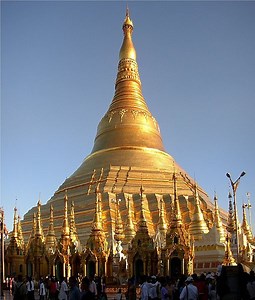 Shwedagon Pagoda in Yangon, Myanmar