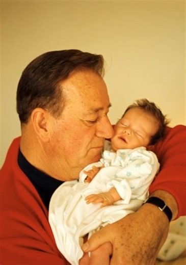 John Wayne cradling his newborn daughter, Aissa with love and pride. ❤️ | The True Grit Man Forever