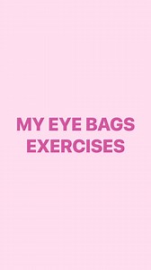 27K views · 2.3K reactions |  Save My 2Min Eye Bags Exercises! ...