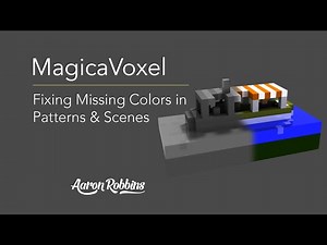 MagicaVoxel - Fixing Color Issues, Missing Palettes and Gray Patterns