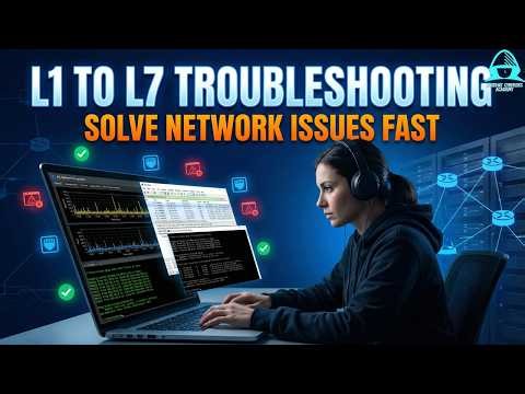 Master Network Troubleshooting: L1 to L7 OSI Model (Real-World Examples)