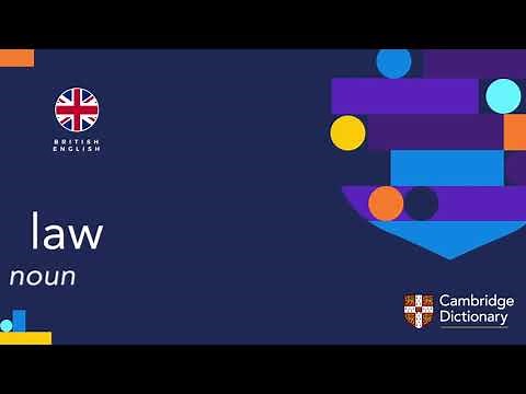 How to pronounce law | British English and American English pronunciation