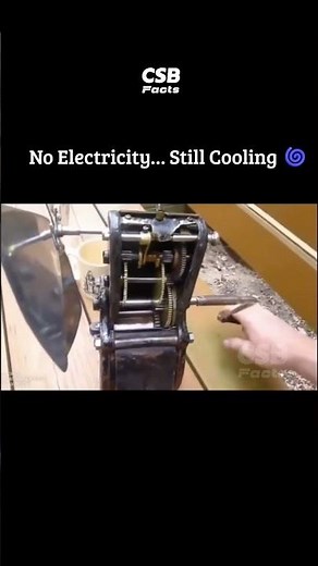 This Fan Works Without Electricity 🤯🌀 (100-Year-Old Tech)