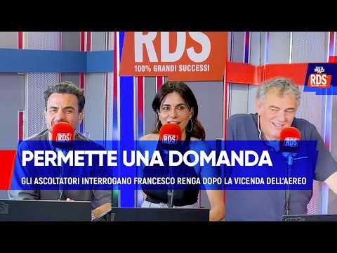 Francesco Renga: listener questions following the airplane incident
