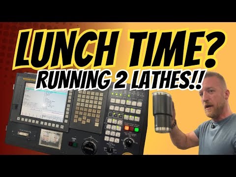 Lunch Break? Nah - Running 2 CNC Lathes Non-Stop | Machinist Life