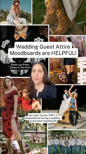 How to Help Your Guests Pick Their Wedding Outfits with an Attire Moodboard ✨