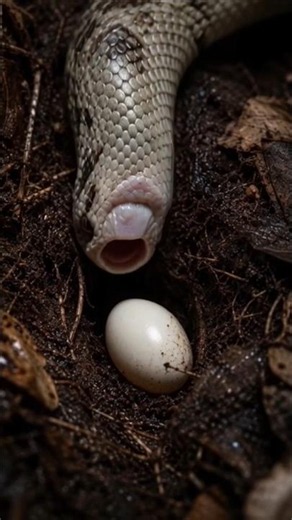 Watch a Baby Snake Grow Before Hatching #animals #nature #wildlife #youtubeshorts