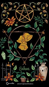 49 reactions · 5 comments | How do you want your home (and life) to feel? What enchantments, spells. and practical magic can you do to shift the vibe in that direction?! If you like this art and sentiment, there’s lots more in the Planner for a Magical 2026. And if you’re on my email list, you’ll be getting this as a free phone wallpaper on Jan. 1 xo | Coloring Book of Shadows | Facebook